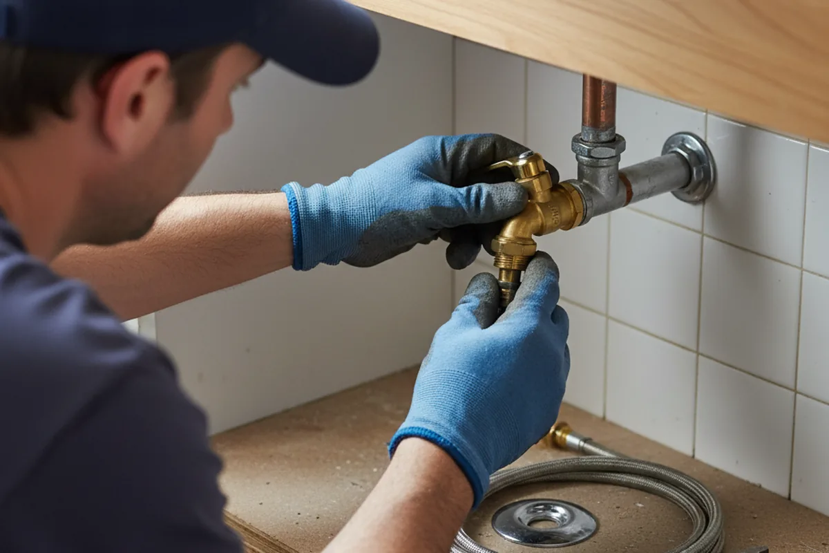 Shutoff valve and fitting work during Repiping in Mountain Home